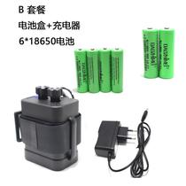 新款防水电池盒免焊接移动电源盒6节18650锂电池盒USB/DC输出12V