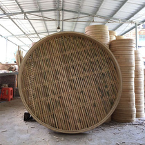 蒸笼竹制笼屉竹家用大号商用大蒸屉加深老式特大号竹盖子一件代发