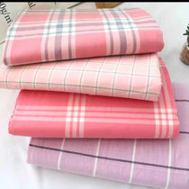 水洗棉床单四件套夏季薄款三件套纯棉被套200x230cm色织全棉被罩