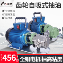 WCB齿轮自吸式电动抽油泵/高扬程大流量高粘度抽油泵/机油抽油泵