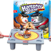 趣味仓鼠相扑对战桌游儿童双人摔跤对打益智创意聚会互动解压玩具