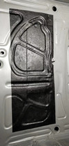 汽车黑色沥青阻尼板 车后备箱备胎槽地板胶止震板 原车隔音减震片