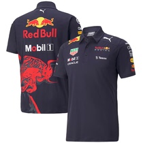 新款夏男Red Bull Racing f1车队版赛车服Polo工作定制团队速干衫