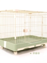 创逸兔笼一米狗笼子单层猫笼兔笼室内家用带厕所狗笼大号兔笼