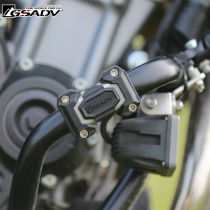 GSADV品牌摩托车护杠通用防磨块保险杠防摔块防摔胶管径改装25mm