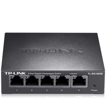 TP-LINK TL-SG1005D 5口千兆网络交换机1000M宽带分流分线器企业办公网线集线分配家用路由器网口增多扩展器