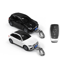 适用于奔驰GLC钥匙包汽车模型壳遥控器保护套创意个性扣改装专用