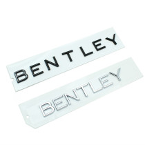 适用于宾利英文车标 BENTLEY字母标志车贴飞驰添越欧陆改装车尾标