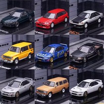 HobbyJapan1:64本田思域斯巴鲁丰田合金车模仿真汽车模型收藏摆件