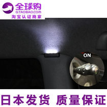 日本汽车改装装饰通用B柱灯室内调光白色气氛氛围灯泡踏板门槛灯