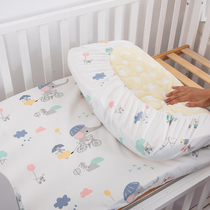 儿童床笠单件薄垫专用婴儿床纯棉防水隔尿透气定做1.2m床罩床垫套