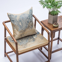 茶椅坐垫 实木椅子坐垫餐椅可拆洗防滑加厚新中式50X40轻奢风定制