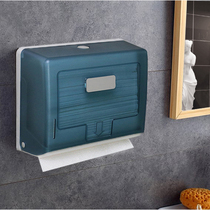 免打孔擦手纸盒洗手间壁挂式抽纸盒商用家用厕所厨房纸巾盒手纸架