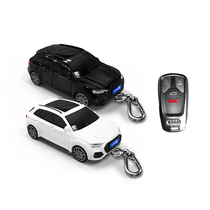 适用于奥迪Q5车钥匙套改装汽车模型壳保护包钥匙扣个性定制铭牌
