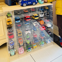 1:32汽车模型收纳盒合金车儿童玩具置物架挂墙展示柜多格亚克力柜