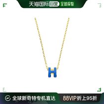 香港直邮Hermes 徽标细节项链 HPDTNLMINIG7
