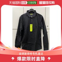 香港直邮VERSACE 男士黑色短袖衬衫 B1GMB6S0-24350-899