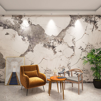 简约现代潘多拉大理石纹墙纸高级感美容院客厅沙发电视背景墙壁纸