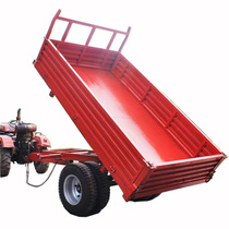 载重4吨拖拉机牵引拖车后斗 定制1-20吨拖车厂区拉货拖箱汽车拖车
