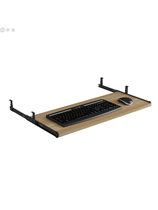 电脑桌下吊装键盘托架抽屉滑轨道托底托盘配件木质支架支撑架托板