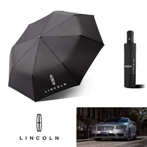 高档LINCOLN林肯雨伞加大加固加厚4S店汽车礼品全伞自动3折叠长柄