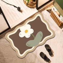 浴室吸水地垫硅藻泥软垫可裁剪卫生间防滑垫速干脚垫厕所门口地毯
