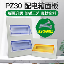 pz30配电箱盖板家用电表箱面板强电箱电箱盖板盒配件空开照明盖子