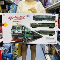 奥乐动车组内燃机车轨道组合高速电动高铁和谐号蒸汽火车儿童玩具
