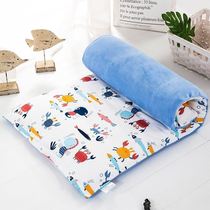 幼儿园床垫A珊瑚绒B纯棉花儿童垫套罩可拆洗午睡褥子垫被四季通用