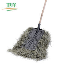 卫洋WYS-176手工扫把环卫竹扫把小号扫马路波丝扫帚竹竿塑料丝扫