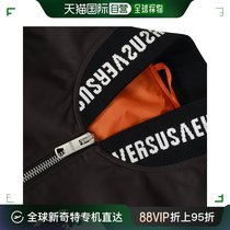 香港直邮VERSACE 男士黑色徽标下摆和袖子夹克 BU50424-BT10674-B