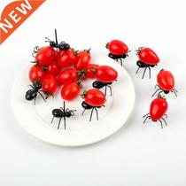 12 PCS Ants Food Fruit Picks decoration Ant Shape Forks Snac