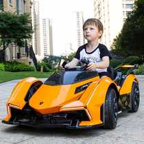 新款新款兰博基尼儿童电动汽车四轮可坐人小型婴儿跑车遥控新款宝