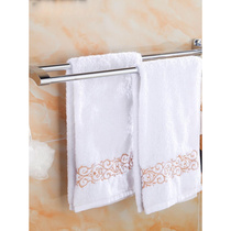 。九牧᷂不锈钢毛巾架毛巾杆单杆双杆毛巾挂杆卫生间浴室卫浴挂件