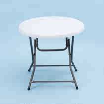 尚易沃格 简约折叠餐桌 小圆桌 圆形折叠小餐桌 简易小饭桌子