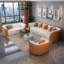 2023年新款客厅沙发组合套装科技布皮艺懒单人小户型现代简约轻奢