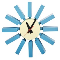 尼尔森北欧包豪斯设计方块挂钟时尚壁钟时钟Block Clock布洛克