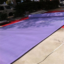 上海施工紫色红色覆膜地毯陶瓷活动会展览汽车舞台平面覆膜地毯