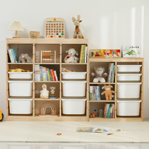 儿童房间布置柜子玩具收纳置物柜书柜多层大容量电视柜软装攻略