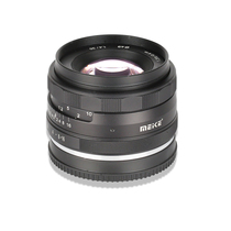 MEKE 35mm/f1.4定焦镜头手动对焦适用富士索尼佳能M50