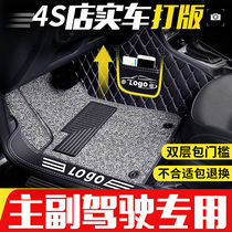 主副驾驶脚垫适用于丰田锐志皇冠汽车专用单片全包围单个座老款16