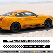 适用于福特野马Mustang汽车贴纸 车身装饰贴花 改装车门车贴拉花