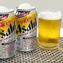 日本原装进口朝日Asahi超爽全开盖340ml揭盖掀盖生啤啤酒罐装整箱