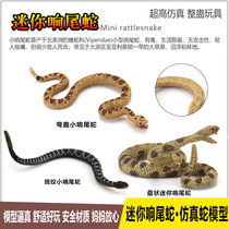 仿真静态蟒蛇模型玩具眼镜毒蛇爬行两栖动物实心摆件塑胶儿童礼物