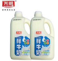 上海光明巴氏杀菌低温鲜牛奶1.5L桶装鲜奶1500ml