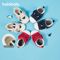 巴拉巴拉童鞋儿童学步鞋宝宝鞋子男婴儿鞋软底2021年新款萌趣冬季