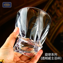 酒杯威士忌杯进口水晶玻璃家用高级感礼盒套装冰球洋酒新婚礼物
