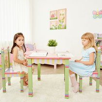 美国纷朵奇儿童写字桌花园主题游戏桌儿童房宝宝玩具书桌方桌