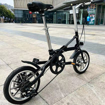 CMSBIKE日本折叠式单车成人健身折叠骑行自行车代驾神器代步包邮