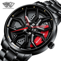 svj手表S550锻造镂空轮毂模型男士时尚手表立体汽车改装手表